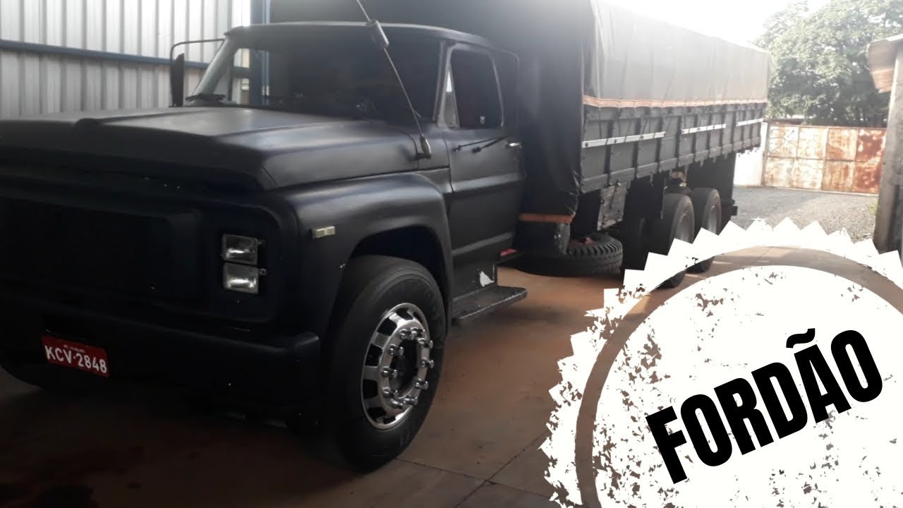 Fordão F - 600 com MECÂNICA MERCEDES | Graneleiro | Show de bola 😎