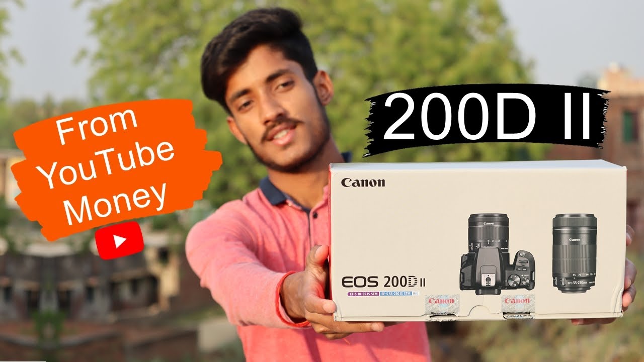 Canon 200d Mark 2 ii Unboxing & Review in 2022 | My first DSLR from YouTube earning 🔥