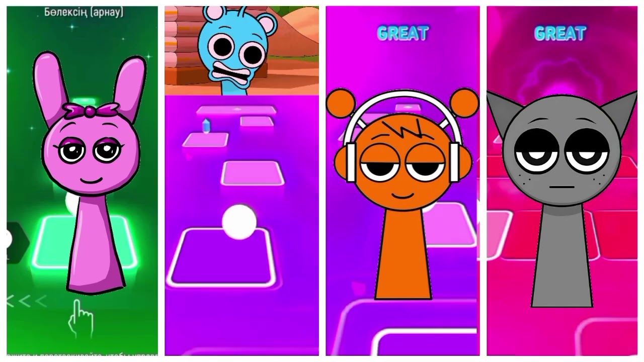 SPRUNKI Incredibox - Coffin Dance Song (COVER) Tiles hop