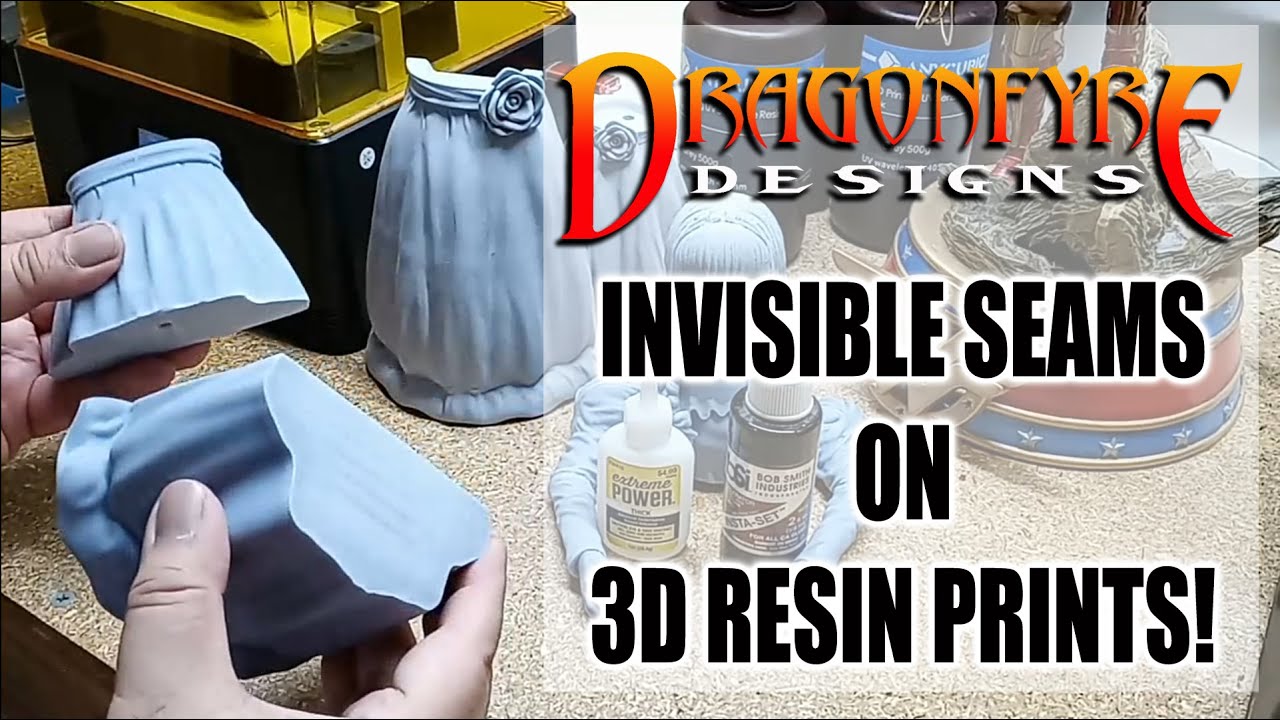 Invisible Seams on 3D Resin Prints!