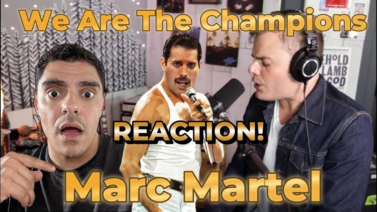 FREDDIE MERCURY’S SON! - First Time Reacting to Marc Martel - We Are The Champions (Queen cover)
