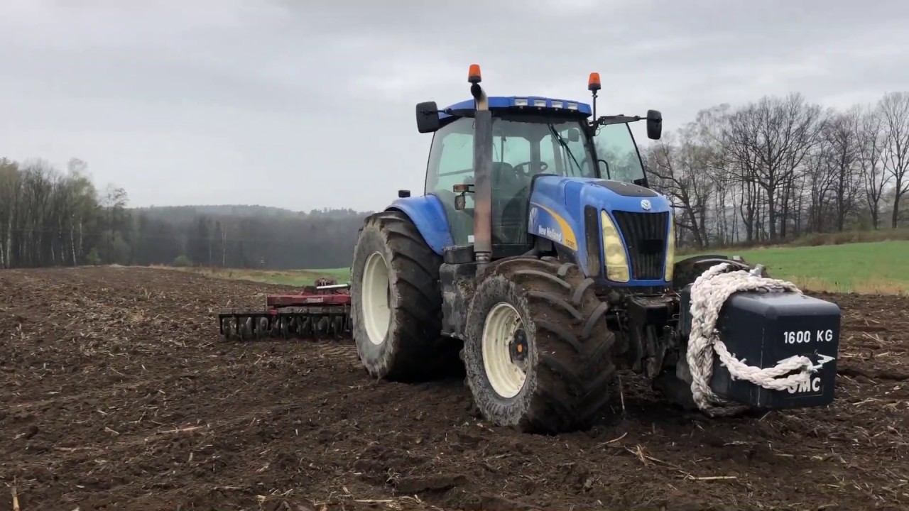 Vlog #35 Bezorkowa uprawa pod kukurydze New Holland Tg 285