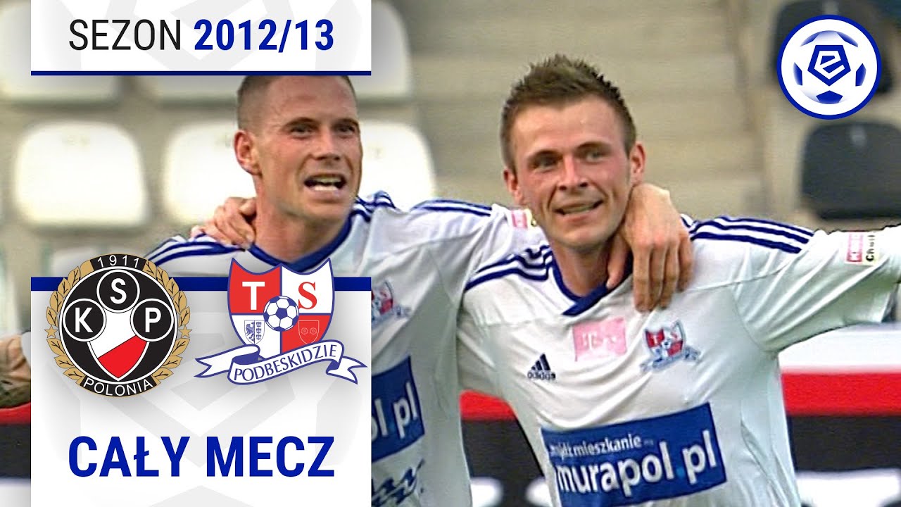 (1/2) Polonia Warszawa - Podbeskidzie Bielsko-Biała | CAŁY MECZ | Ekstraklasa 2012/13 | 26. Kolejka
