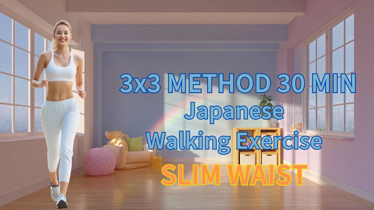 30 Minute Japanese Walking Exercise to Slim Your Waist at Home