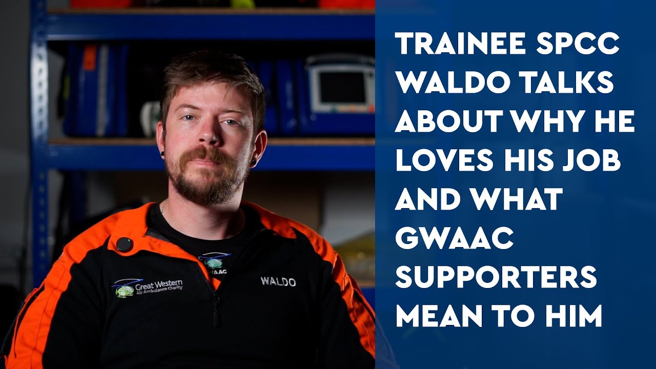 Trainee SPCC Waldo talking about why he loves his job and what GWAAC supporters mean to him