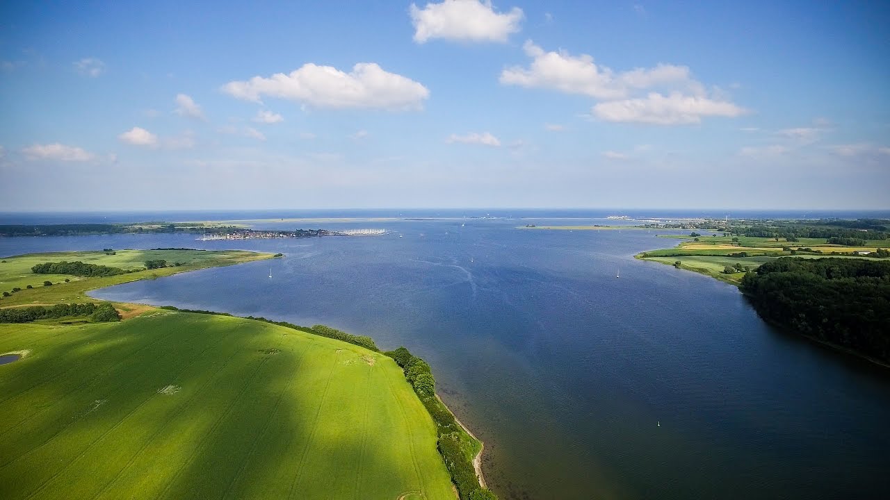 Langsamzeit: Schlei und Ostsee von oben
