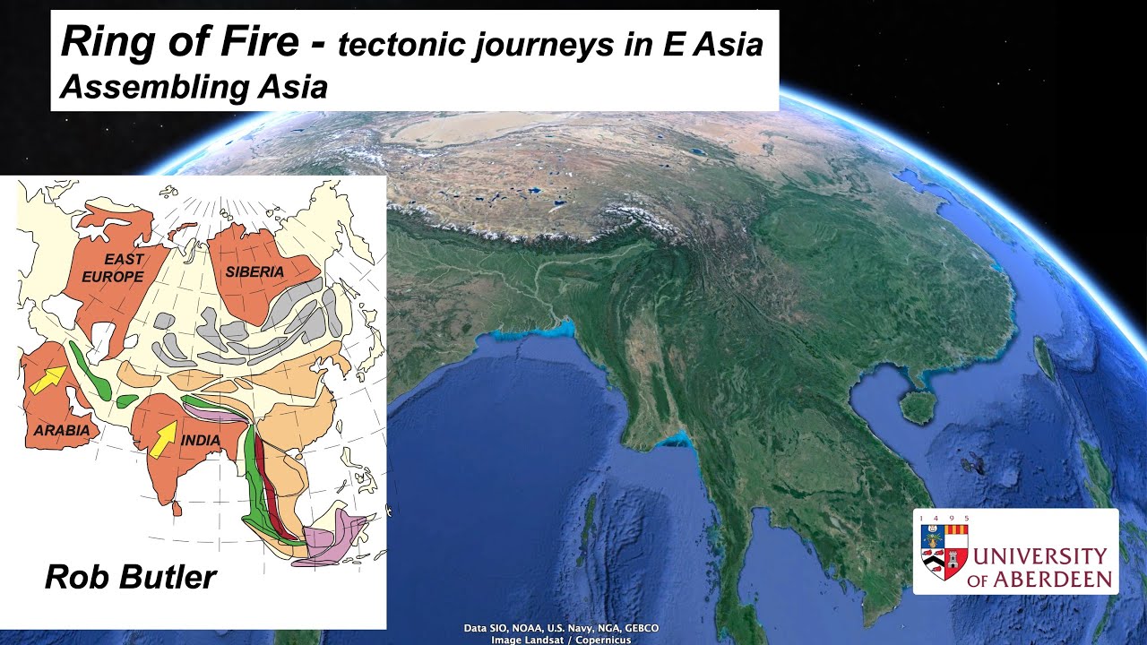 Assembling Asia: Ring of Fire - tectonic journeys in East Asia