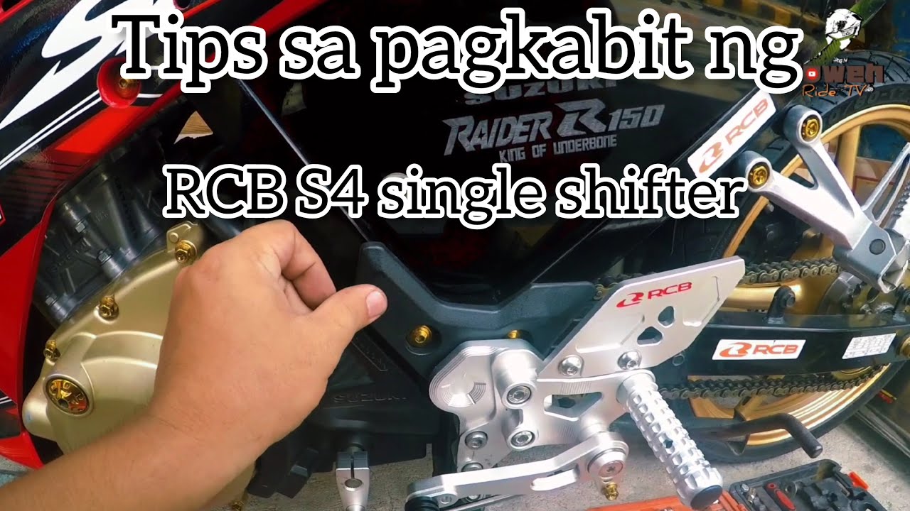 Installing RCB S4 Single Shifter to my Raider 150 fi