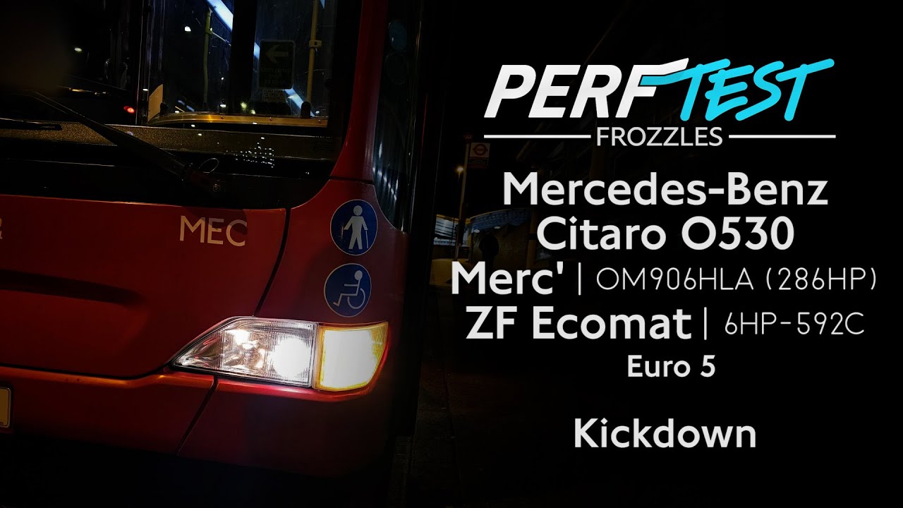 {PerfTest} Ex - Go-Ahead London Mercedes-Benz Citaro O530 ZF Ecomat | Kickdown