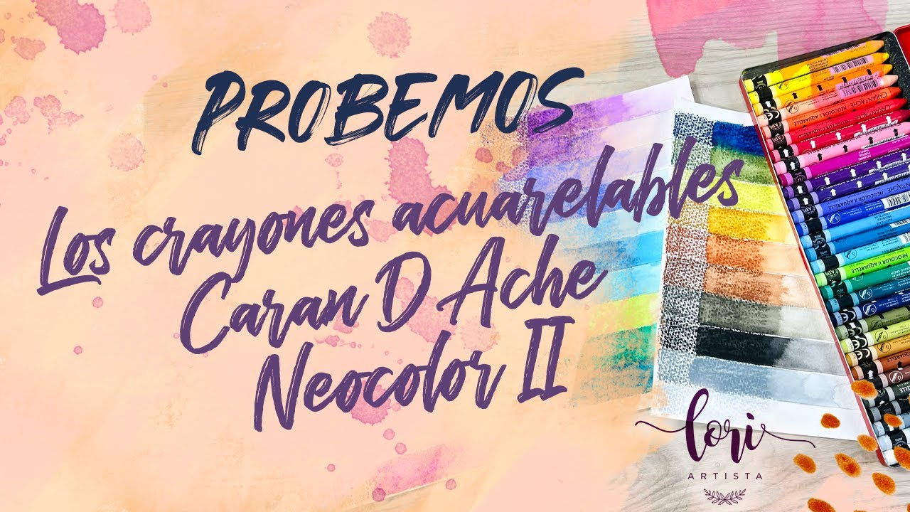 [PRUEBA DE MATERIALES] CRAYONES CARAN D´ACHE NEOCOLOR II AQUARELLE