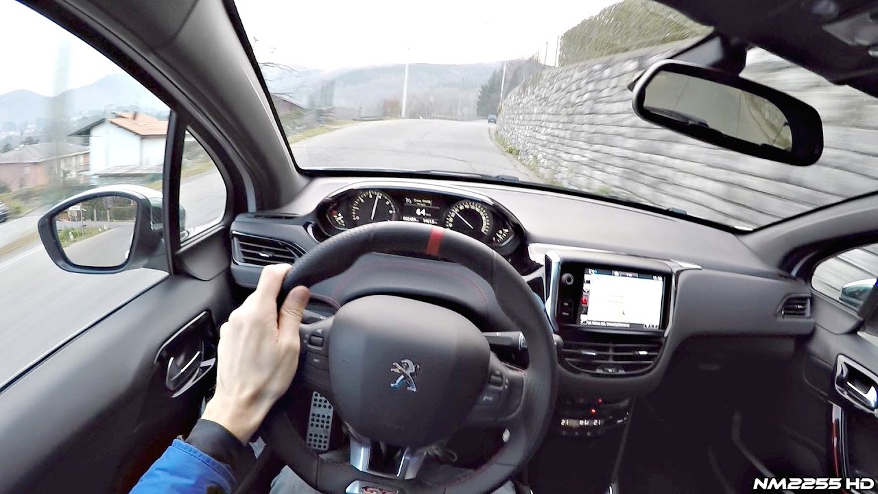 2016 Peugeot 208 GTI (208HP) POV Drive on Winding Roads