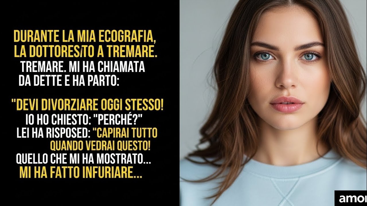 Durante l'ecografia, la dottoressa ha detto: 'Divorzia oggi stesso'.lo non c...#amore#perte #series 