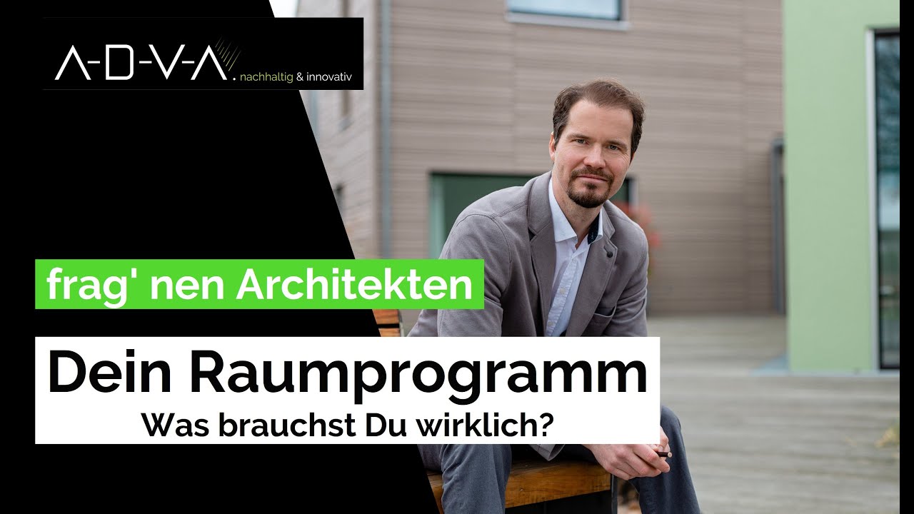 dein Hausbau - Welche Räume brauchst Du für dein Haus? - Das Raumprogramm