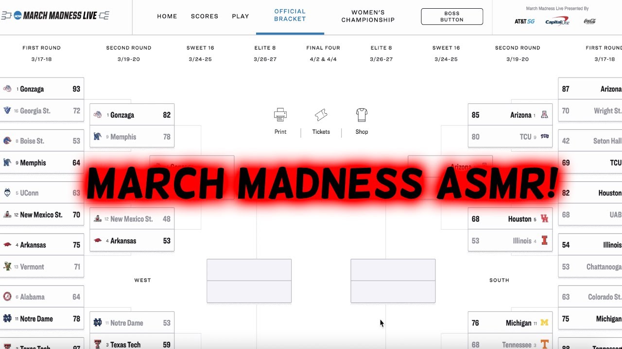 ASMR: March Madness!