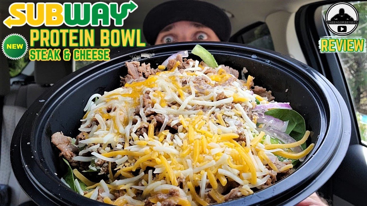 Subway® PROTEIN BOWL Review! 🚇🥩🧀🥣 | STEAK & CHEESE