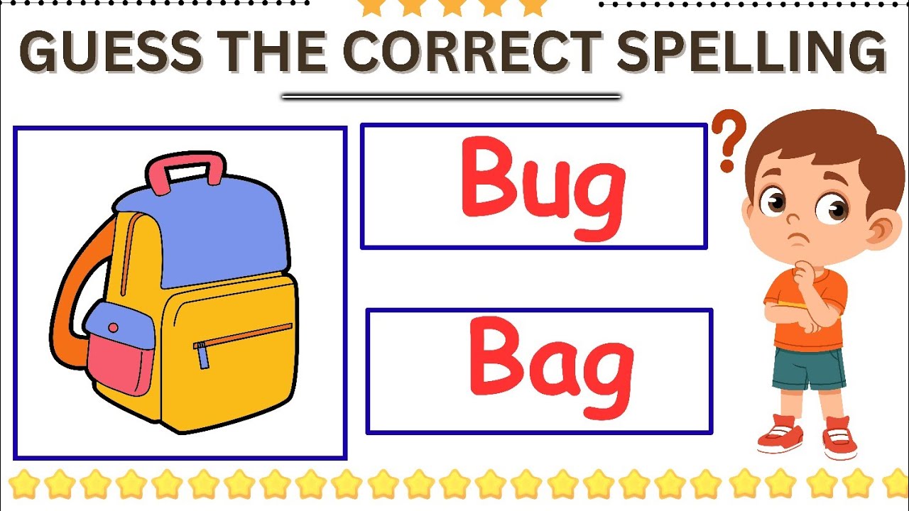 Identify the picture and choose the correct word | Fun quiz for kids | vocabulary quiz for kids#quiz