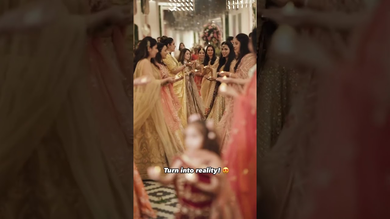 Dreamy Bridal Entry 