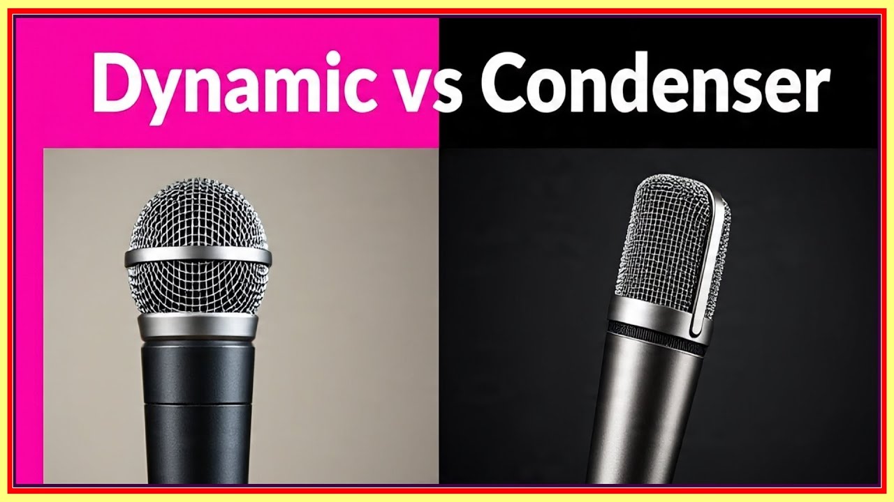 Dynamic or Condenser? The Mic Decision That Shapes Your Sound