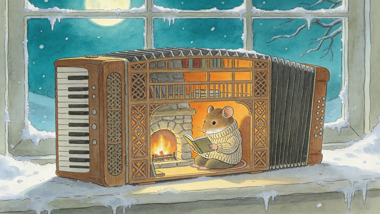 Укрытие от бури ❄ Горячий чай и свет камина | The Quiet Village