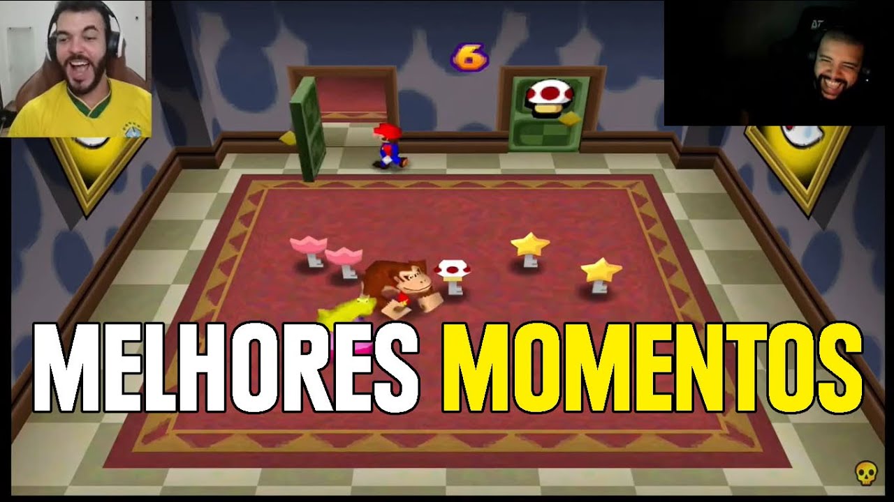 RENAN, LUANGAMEPLAY E FAVALI JOGANDO MARIO PARTY (MELHORES MOMENTOS)