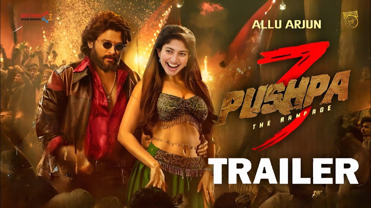 Pushpa 3 Official Trailer | Allu Arjun, Rashmika, Fahadh Faasil | Sukumar | DSP | The Rampage Begins