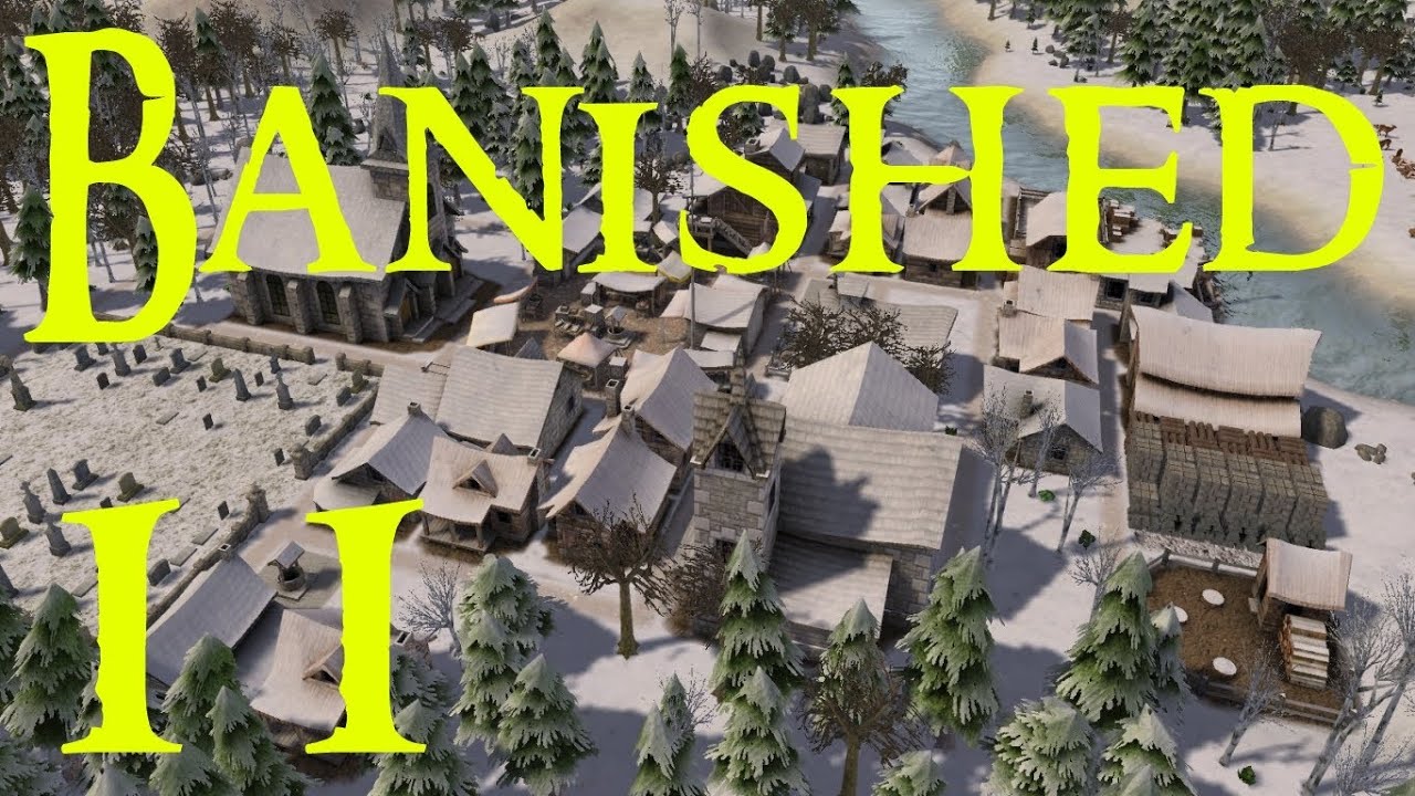 Banished Let's Play #11 - New Bifton on Hard/Mountains (City Building Strategy)