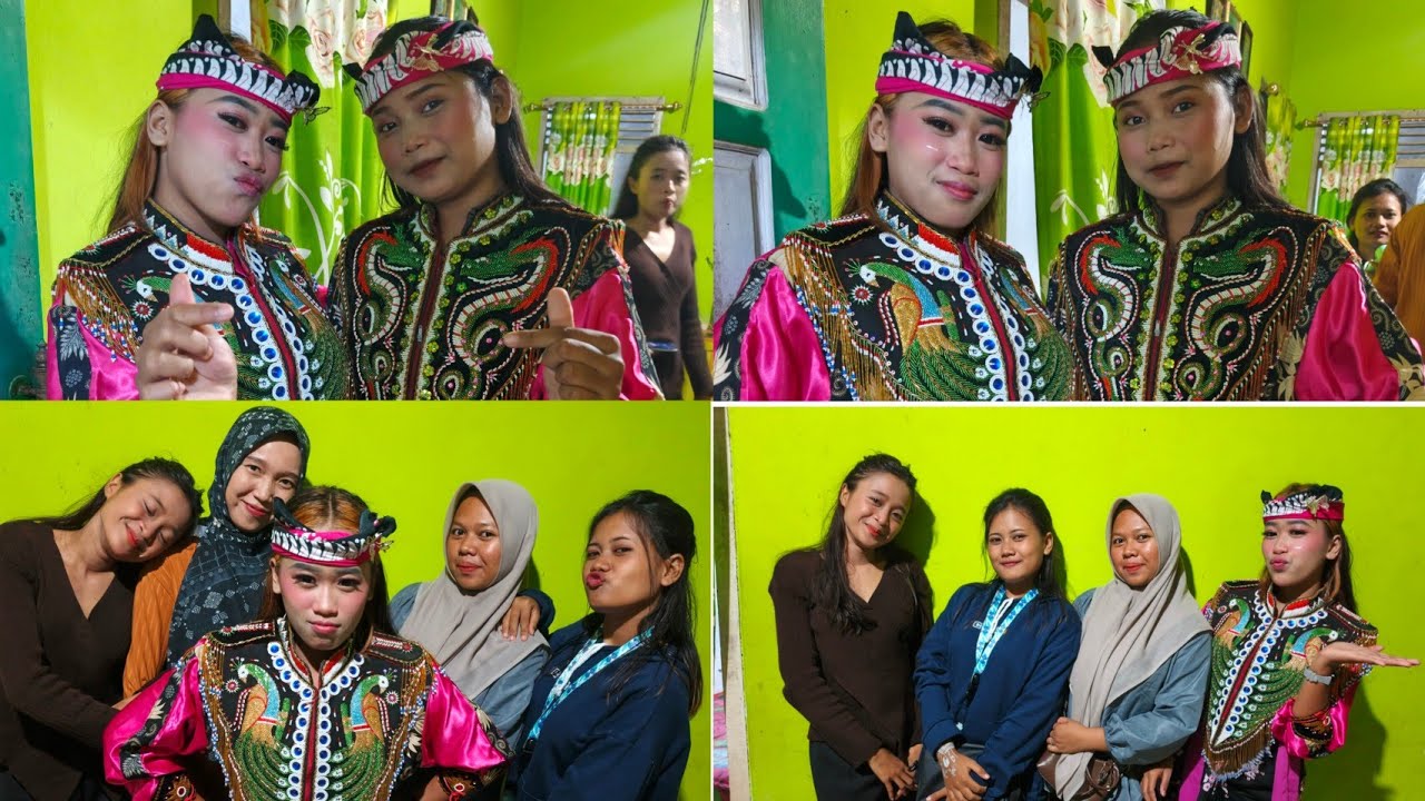 Jaranan benggolo putro tari pegon putri di lapangan bandarejo natar