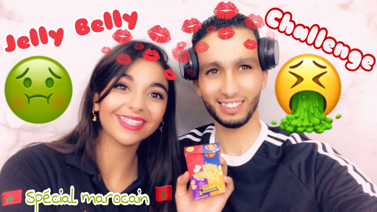 Jelly Belly Challenge En Couple :SPÉCIAL MAROCAIN🇲🇦🤮