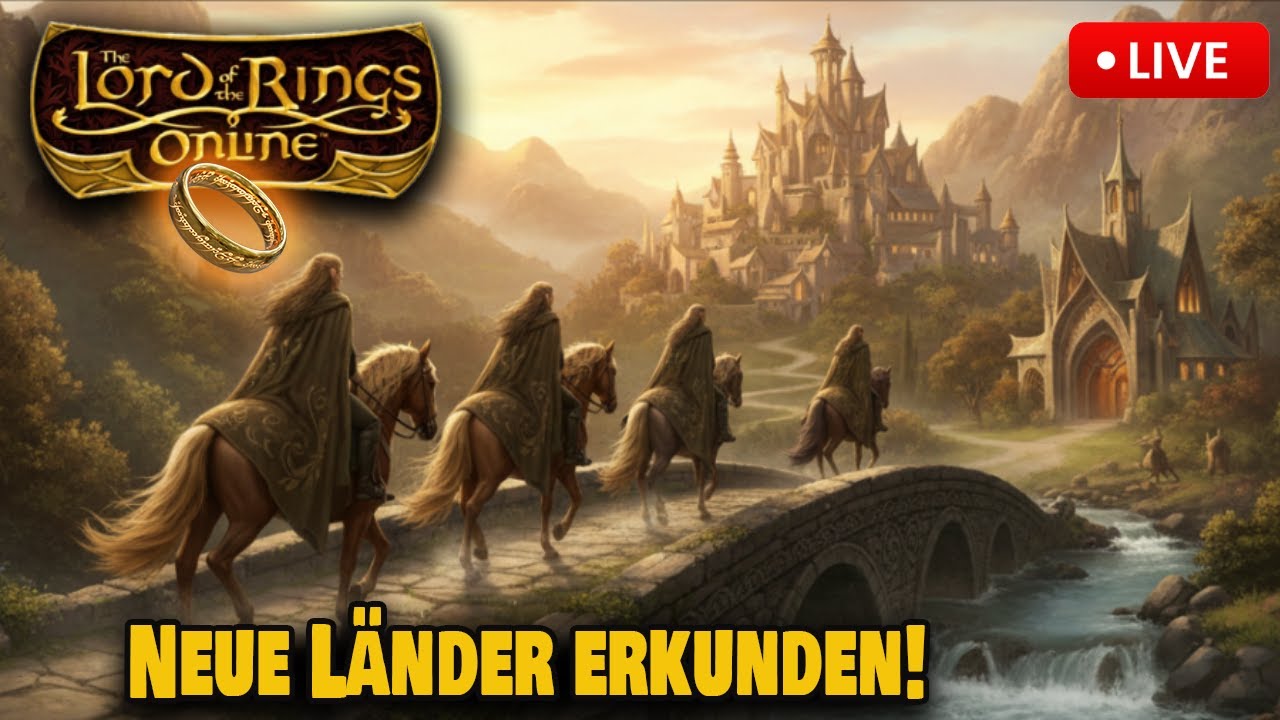 Herr der Ringe Online ⚔️ Komm nach Mittelerde! [lotro 2026, Livestream]