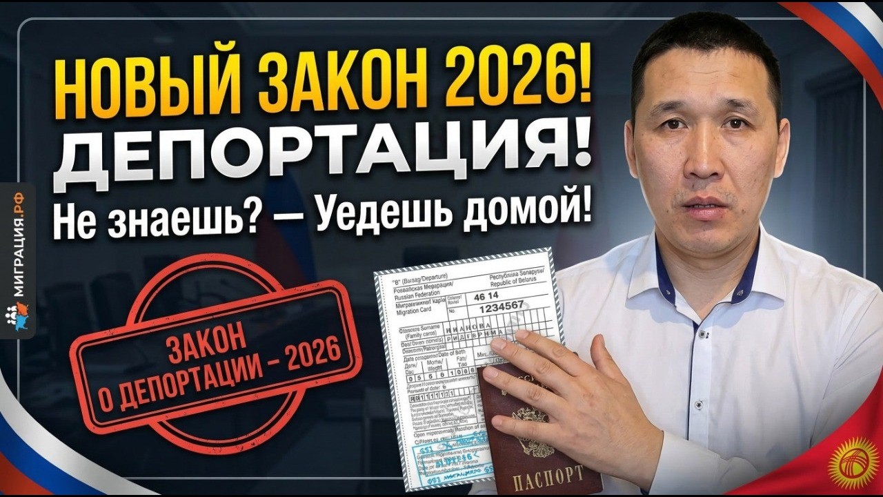 Жаны закон  2026 | ДЕПОРТАЦИЯ БОЮНЧА ЗАКОН | БИЛБЕСЕН ДЕПОРТ БОЛОСУН!