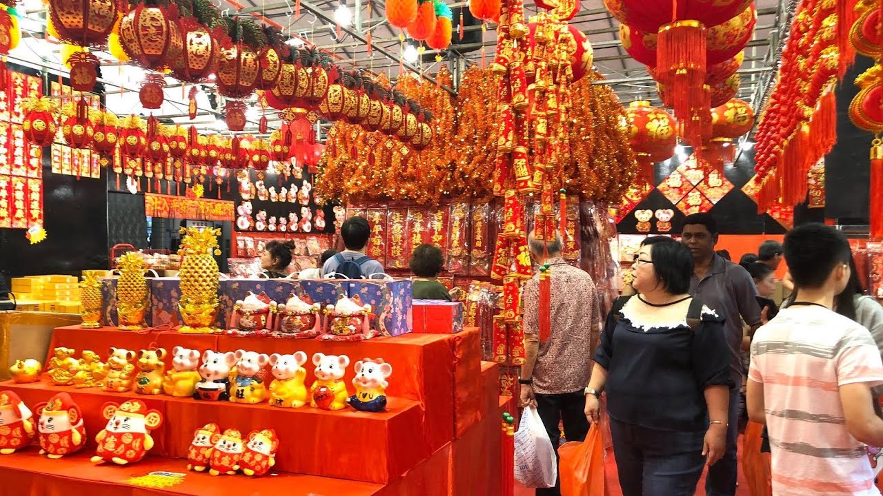 Jurong West Night Market during Chinese New Year