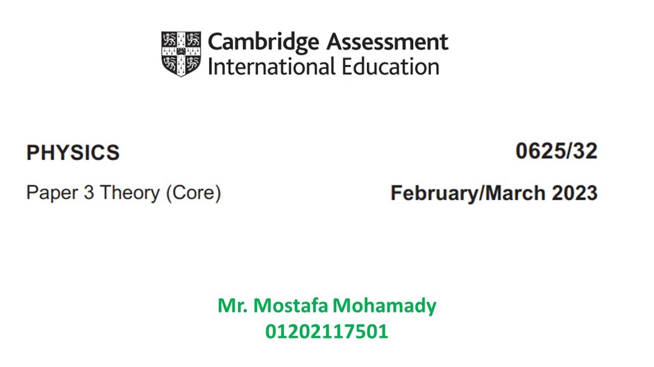 Year 9 Revision (Second session ) 2023 F/M P3