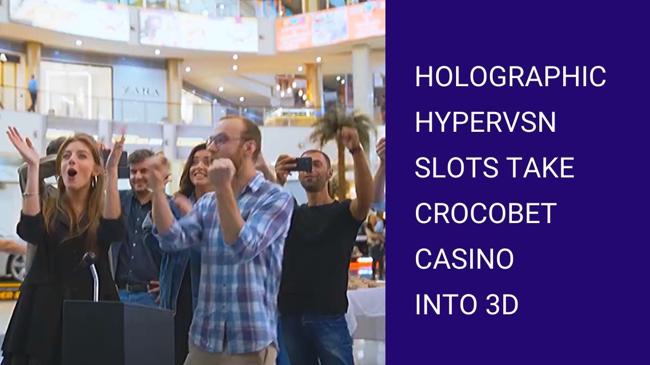 Holographic HYPERVSN Slots take Crocobet casino into 3D