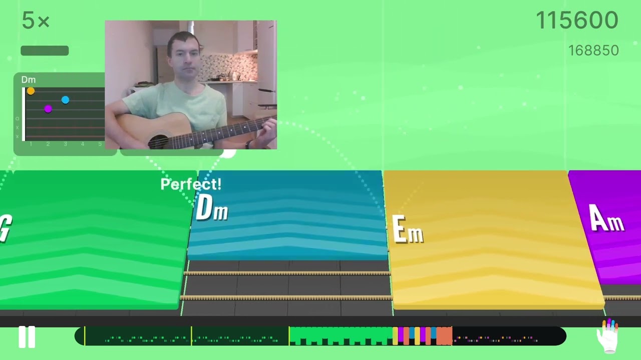 Gorillaz - Feel Good Inc - Yousician -  Basic Riff and Chords - Level 2