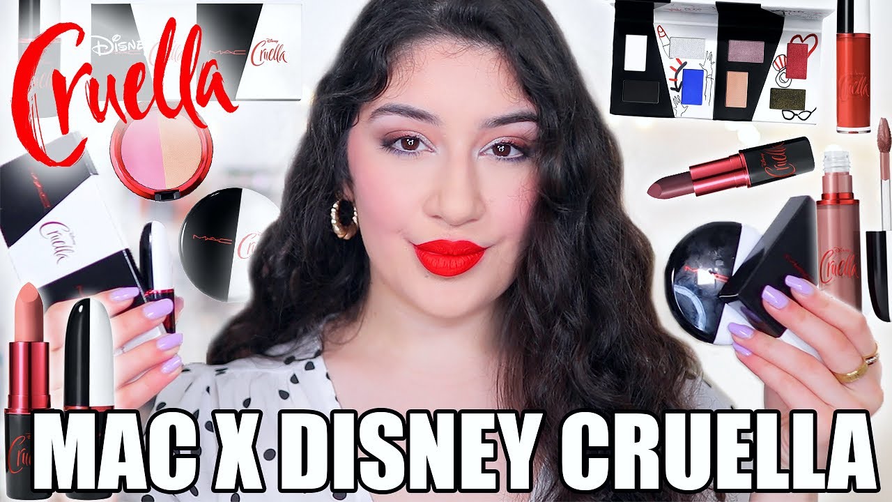 MAC X DISNEY CRUELLA COLLECTION SWATCHES & REVIEW 2021
