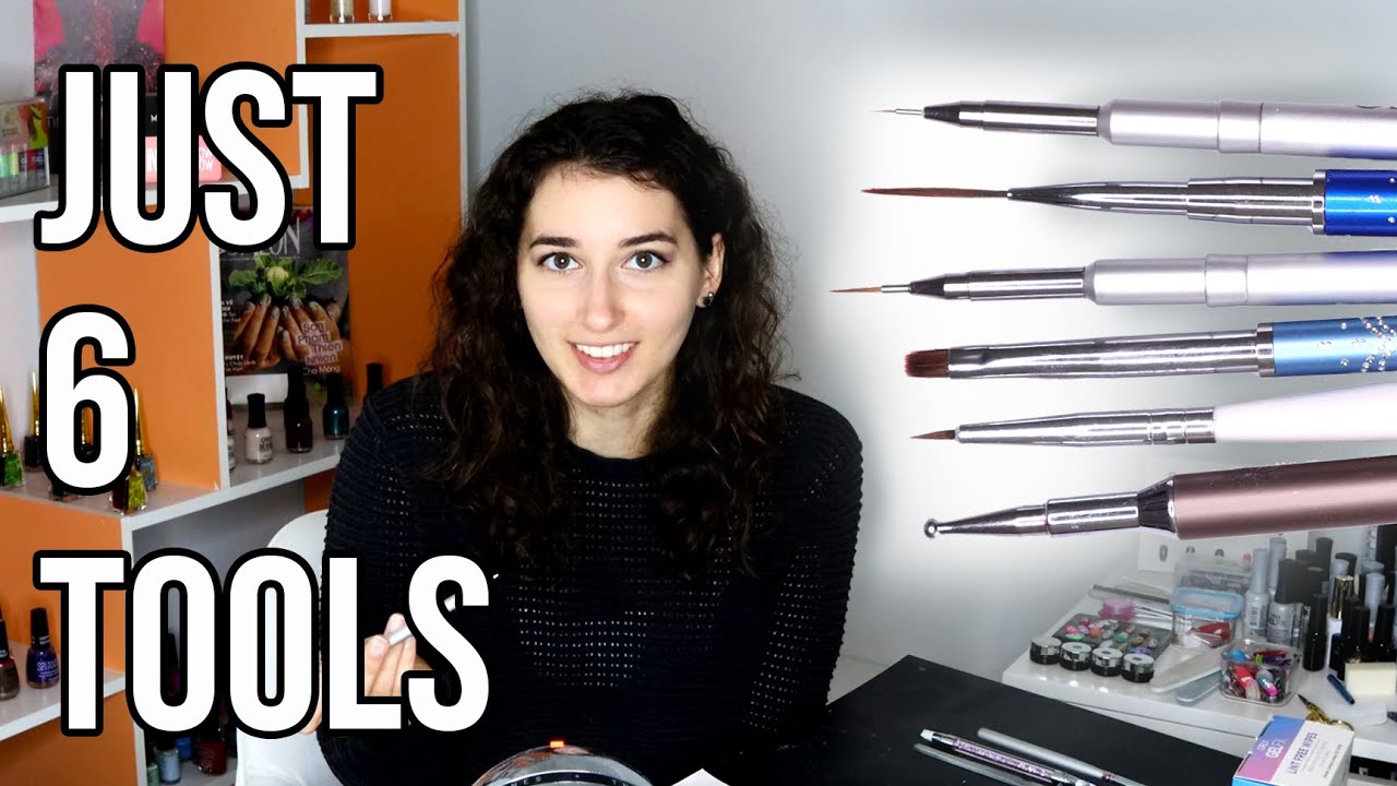 The ONLY Brushes You Need For Hand-Painted Nail Art