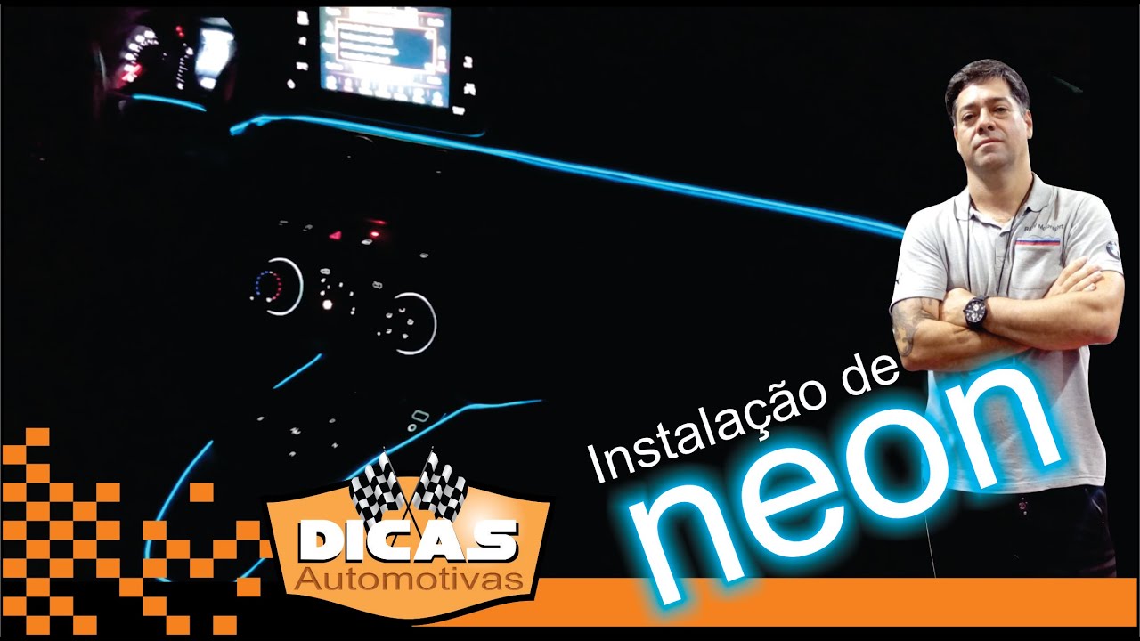 Instalação de fita led neon no painel do carro / Dicas Automotivas