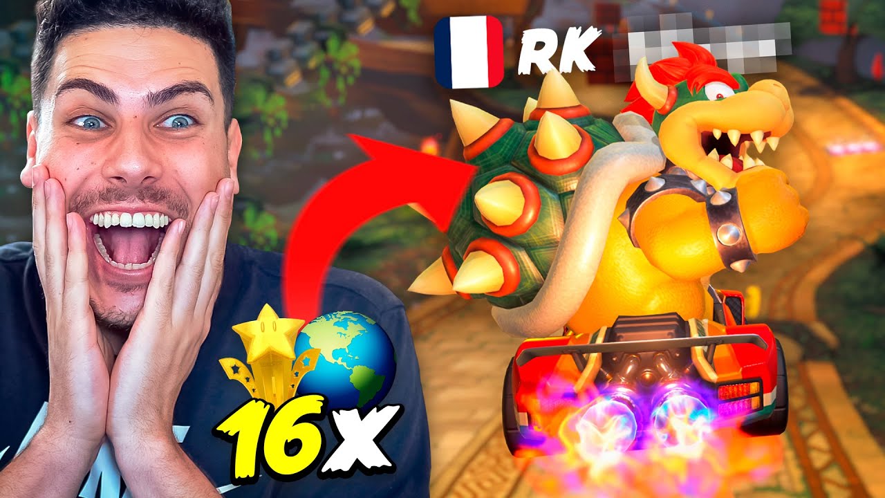 Ficho al MEJOR JUGADOR de Mario Kart de la HISTORIA 🤑