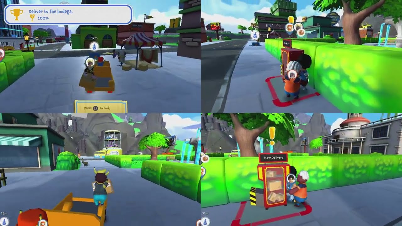 Totally Reliable Delivery Service 4 Player Local Co op PS5 4K Gameplay