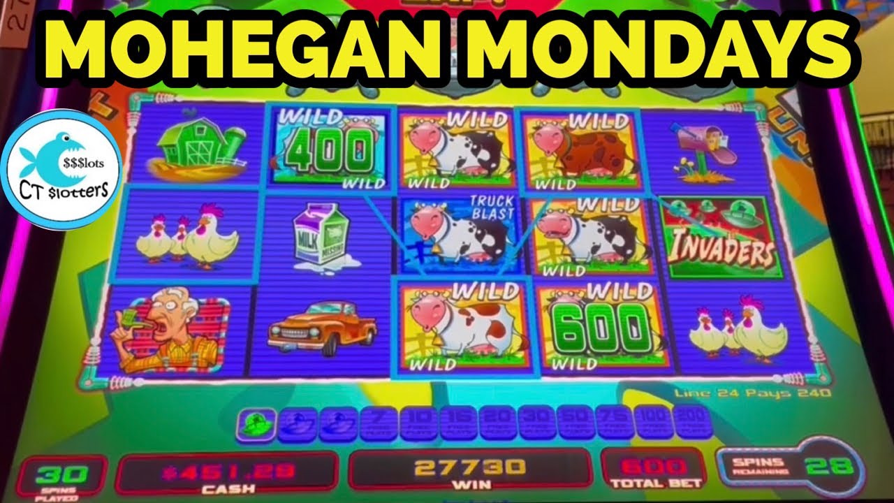 MOOLAH BIG WINS ON MOHEGAN MONDAYS! LOVE THESE COWS 🐮