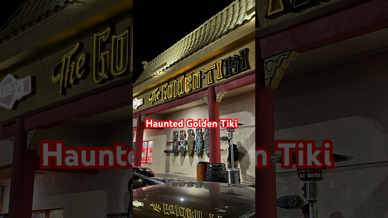Paranormal paradise in Las Vegas.🍹#haunted #lasvegas #goldentiki