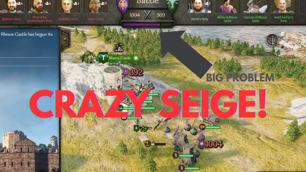 CRAZY SEIGE DEFFENCE IN BANNERLORD 2 (TACTICS)