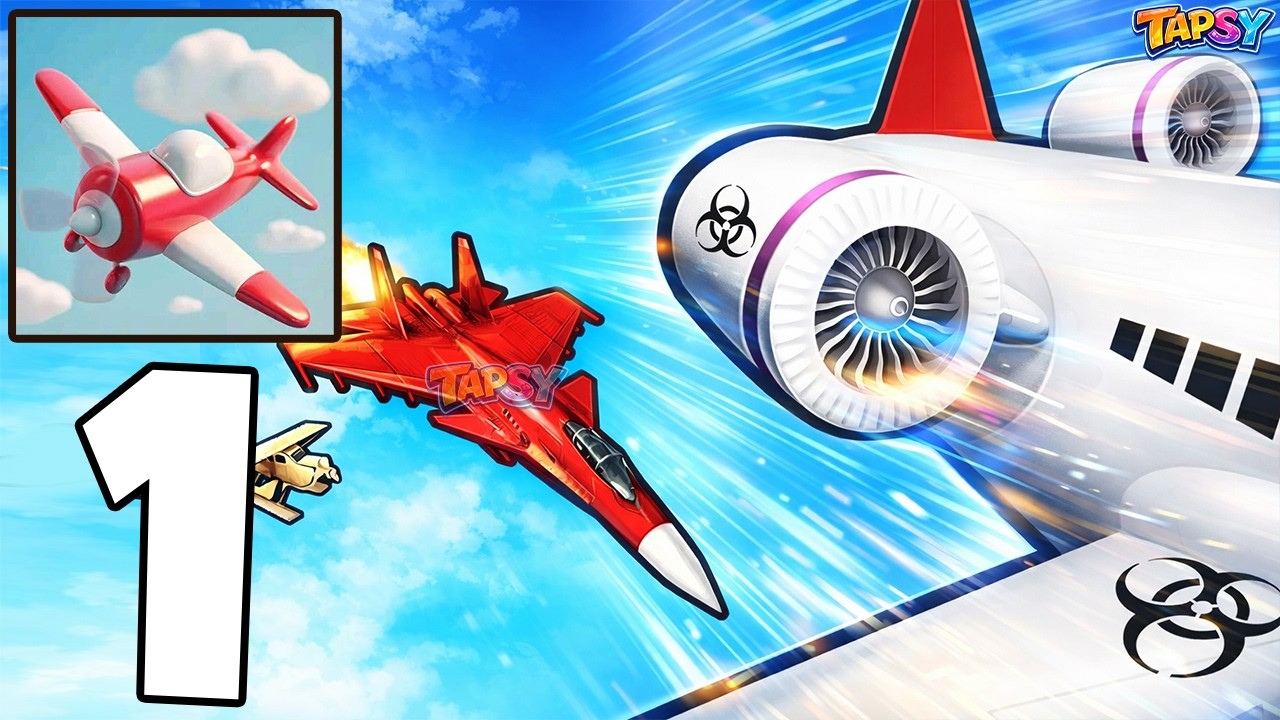 ✈️Epic Plane Gameplay Walkthrough Part 1 - High Speed Air Combat (Android,iOS)