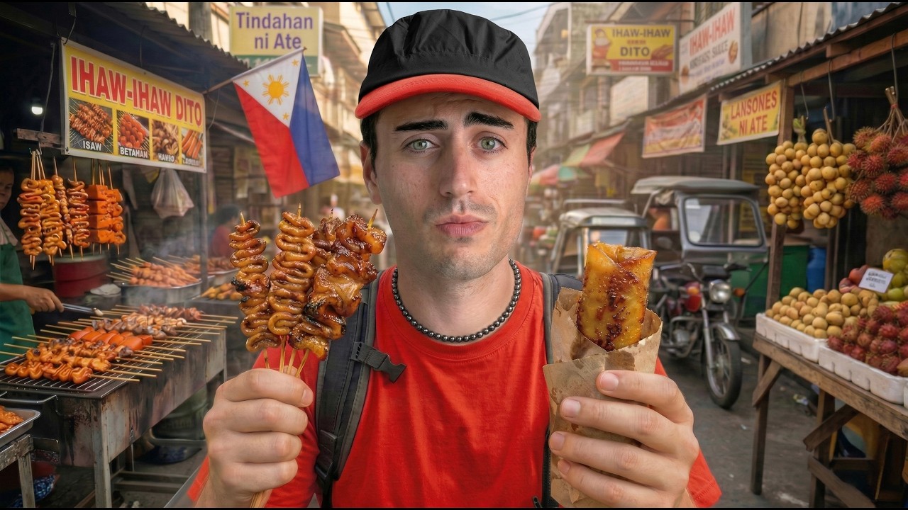 Probando Comida Callejera en FILIPINAS