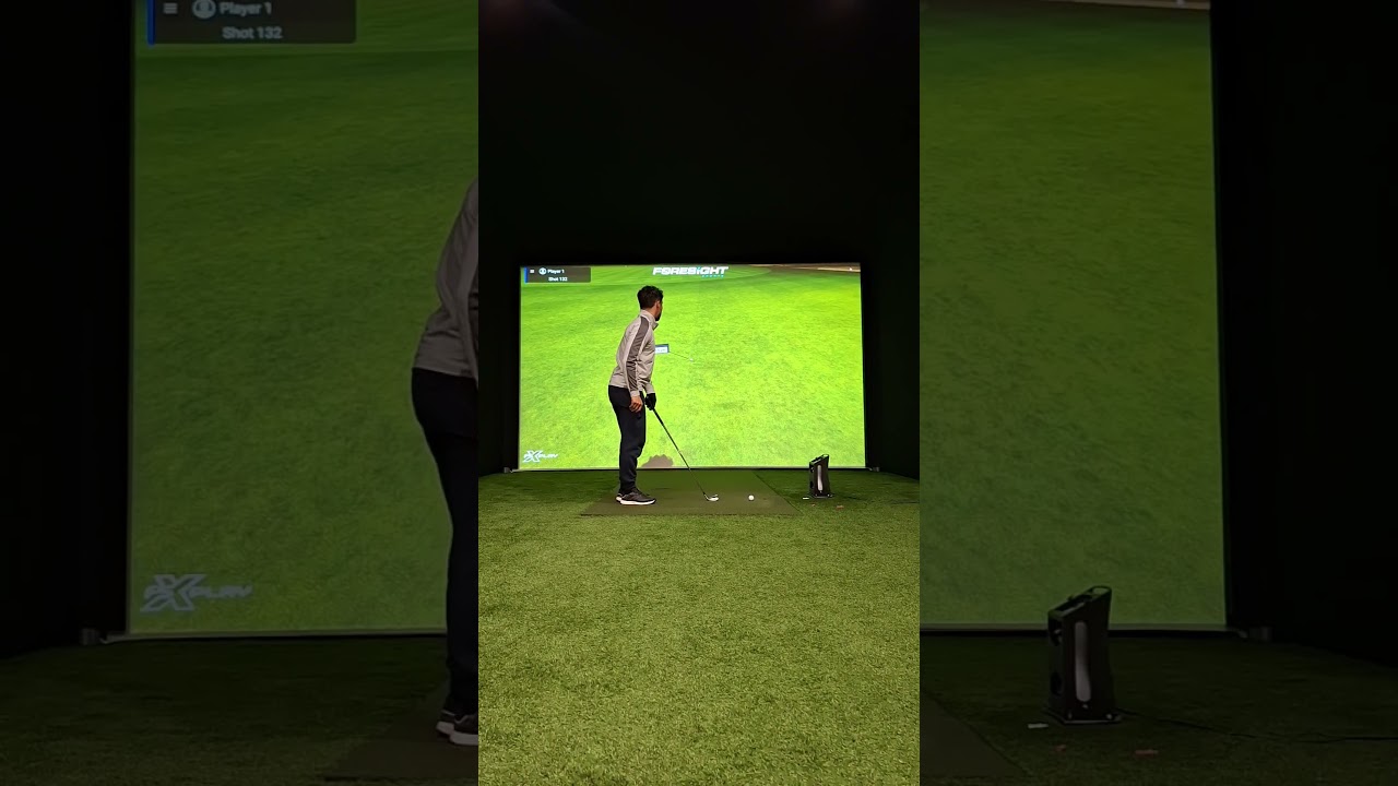 5iron 200yd carry, 215yd total Gc Quad golf simulator 