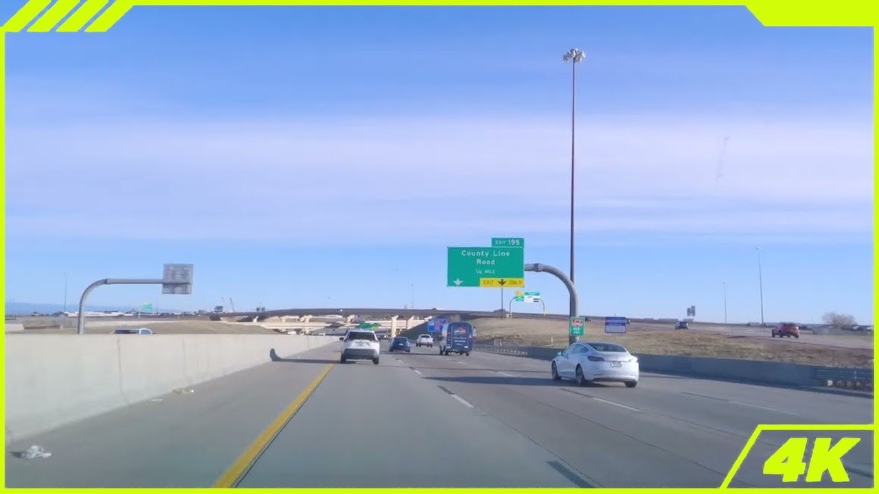 Weekend Drive Under Blue Skies – Cybertruck POV from Castle Rock to Broomfield (April 2025)