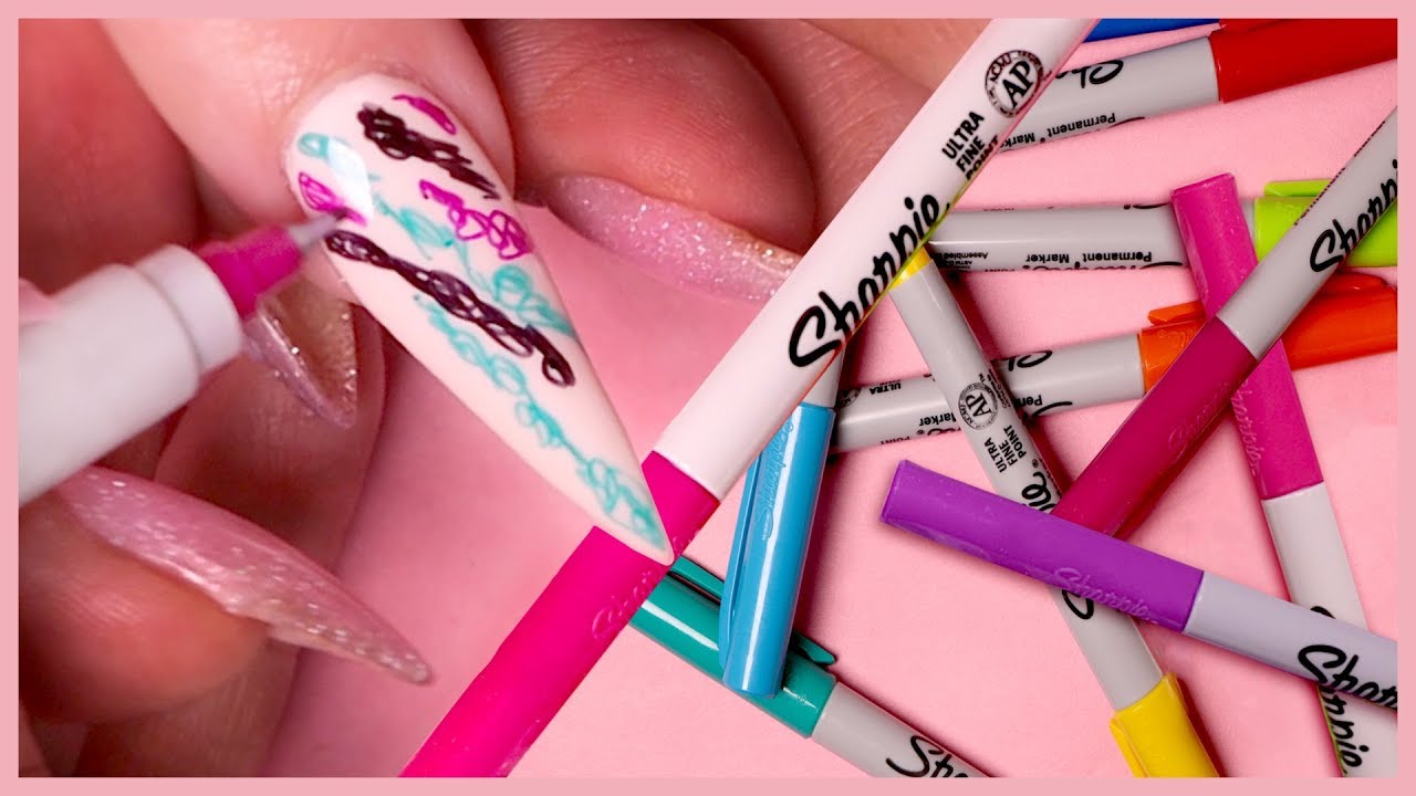 Sharpie Nail Art | Easy Nail Design