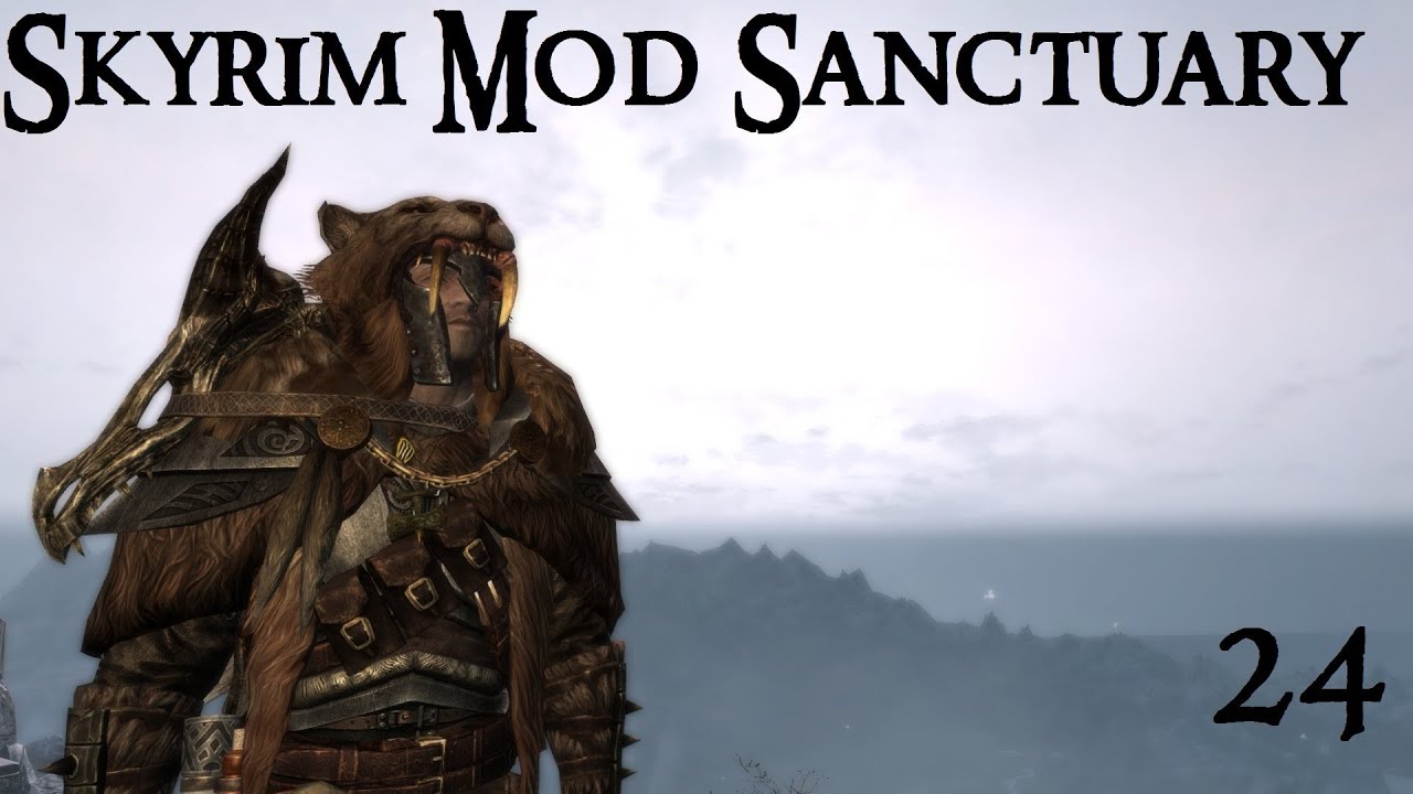 Skyrim Mod Sanctuary 24 : Warchief, Einherjar, Vagabond, Omegared99 and Dragon Priest Armor