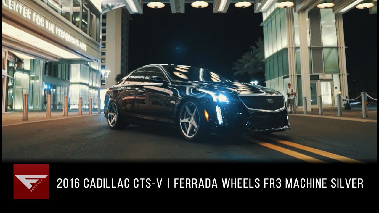 2016 Cadillac CTS-V | Ferrada Wheels FR3 Machine Silver