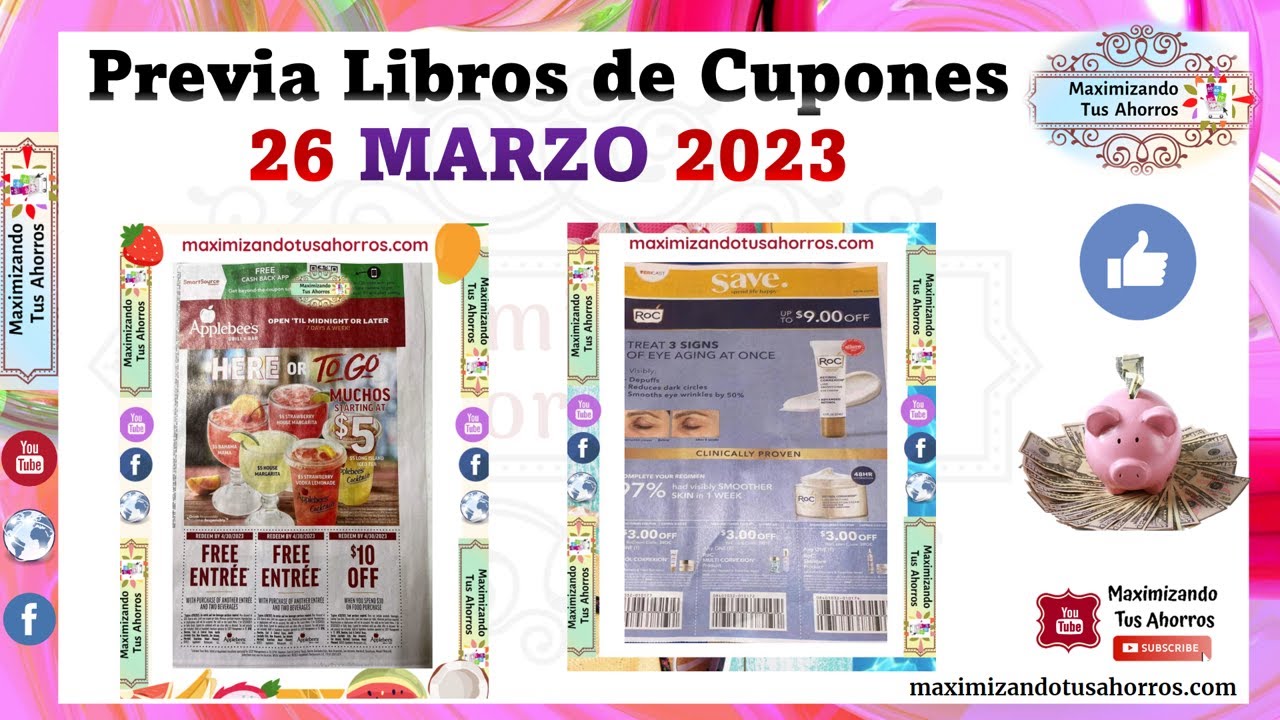 🚨 Previa Libros de Cupones 👉🏻3/26/23